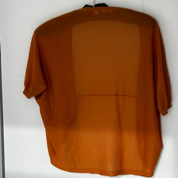 Uniqlo Burnt Orange Shrug/Sweater - Picture 4 of 5